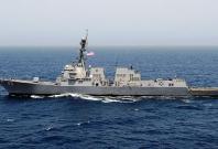 The Arleigh Burke-class destroyer The Arleigh Burke-class destroyer