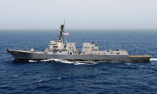 The Arleigh Burke-class destroyer 