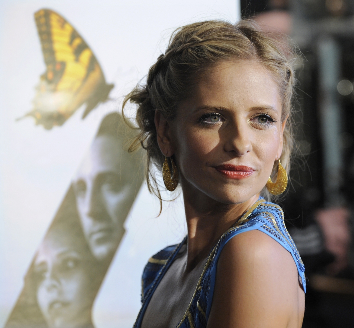 Sarah Michelle Gellar at the premiere of the film "The Air I Breathe" in Los Angeles January 15, 2008