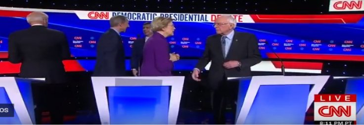 ELizabeth Warren and Bernie Sanders ELizabeth Warren and Bernie Sanders