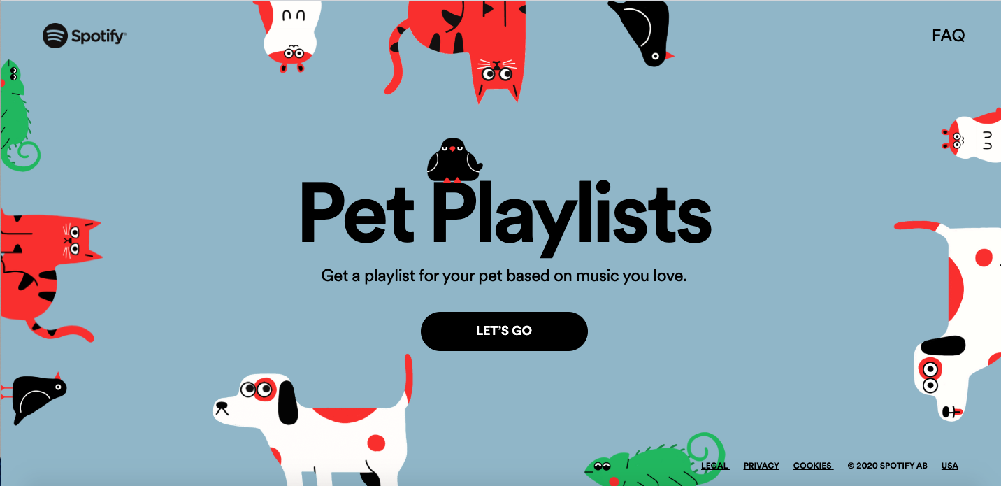 spotify pet playlist