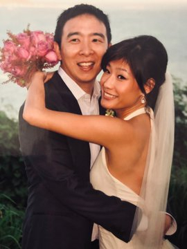 Evelyn Yang and Andrew Yang