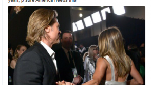 Brad Pitt and jennifer aniston SAG awards