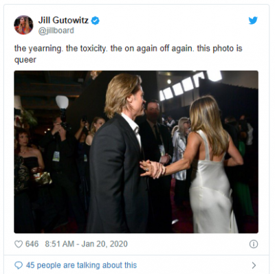 Brad Pitt and jennifer aniston SAG awards Brad Pitt and jennifer aniston SAG awards
