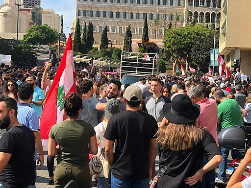 Lebanese protests in Beirut 