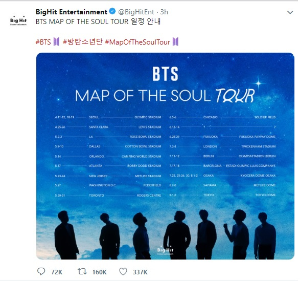 BTS Tweet