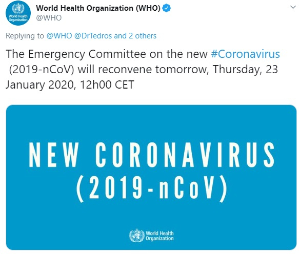 WHO's statement on coronavirus