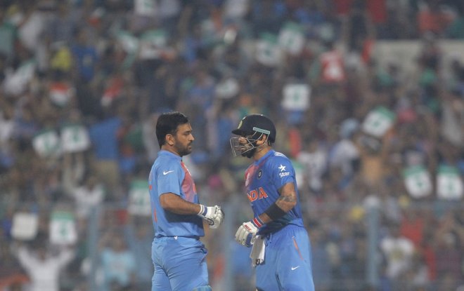 MS Dhoni and Virat Kohli