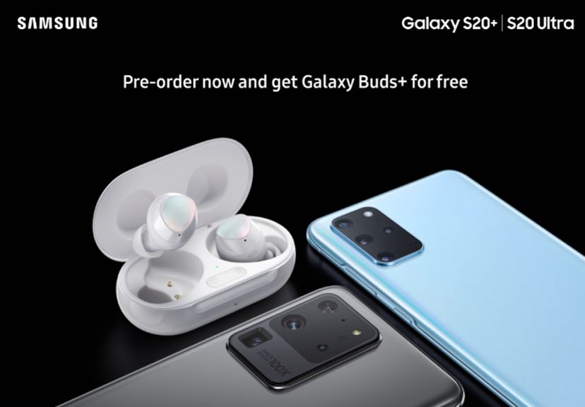 Samsung will    give away Galaxy Buds+ earbuds with these two