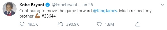 Kobe Bryant reaction