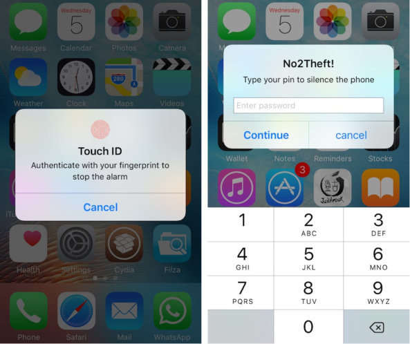 No2Theft jailbreak app No2Theft jailbreak app