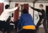 Indians dancing in quarantine center Indians dancing in quarantine center