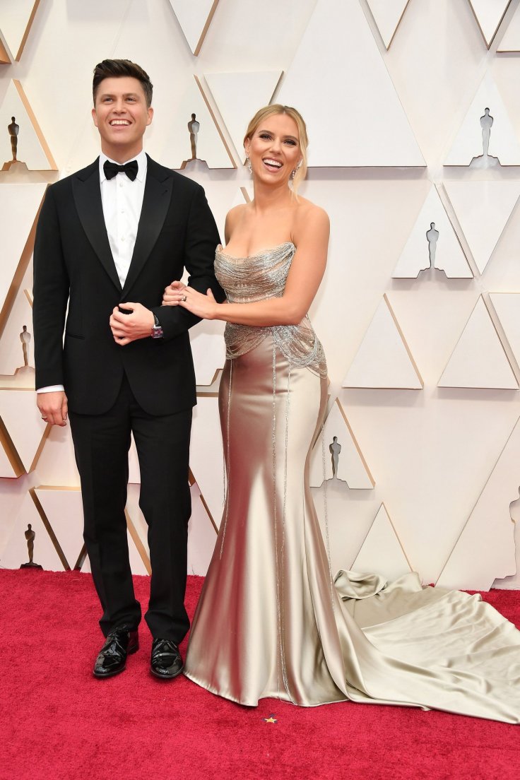 Colin Jost and Scarlett Johansson Colin Jost and Scarlett Johansson