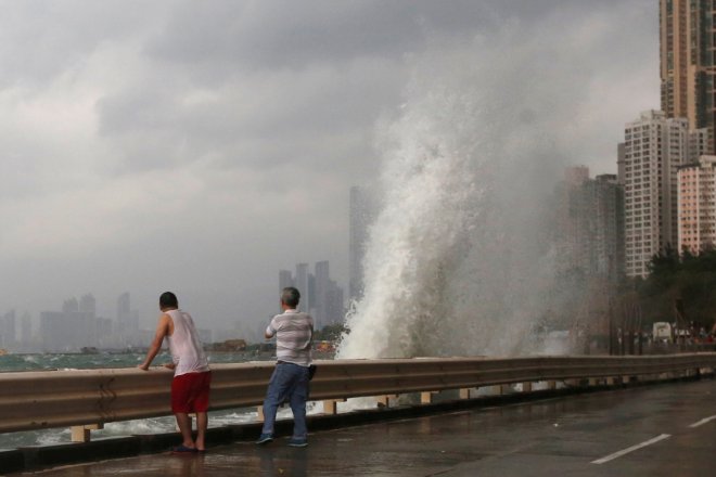 Hong Kong braces for super Typhoon Haima, shuts all but essential services Hong Kong braces for super Typhoon Haima, shuts all but essential services