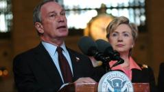 Michael Bloomberg and Hillary Clinton