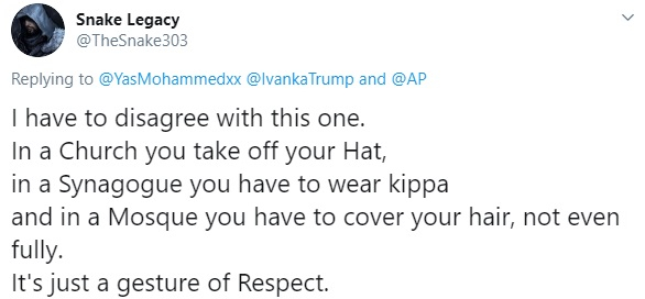 Ivanka Trump hijab 
