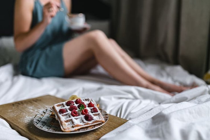 Woman eating