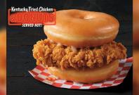 KFC fried chicken and doughnut KFC fried chicken and doughnut