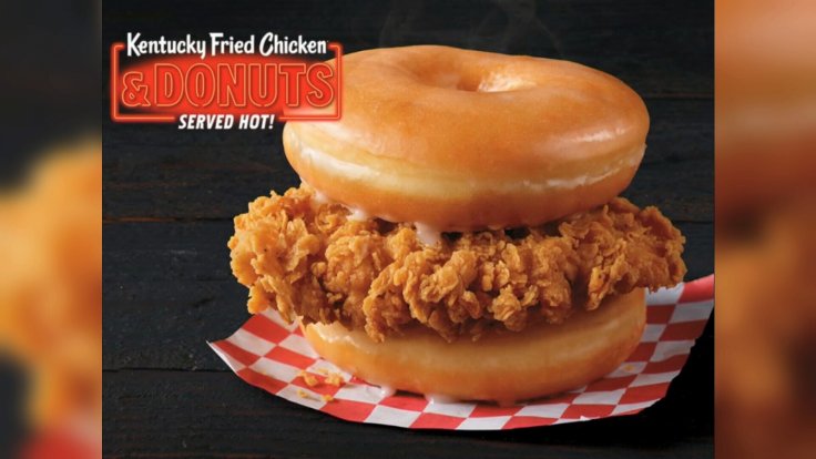 KFC fried chicken and doughnut