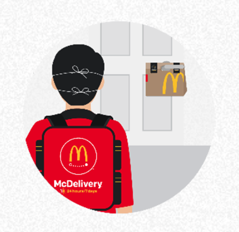 McDonalds contactless delivery
