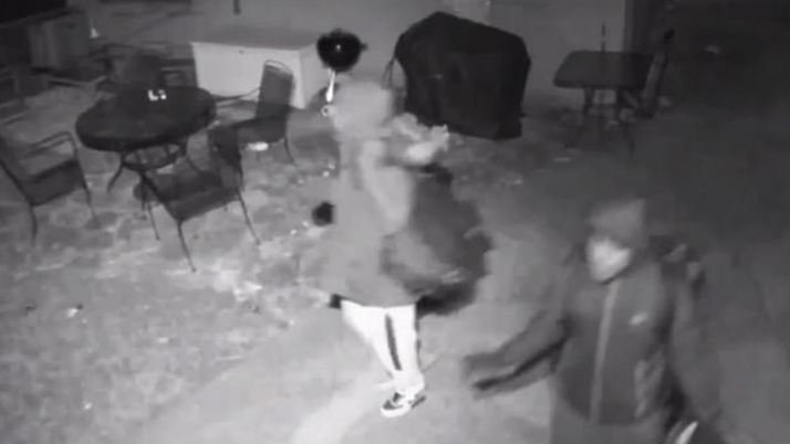 A soldier in Iraq saw two burglary suspects at his home in Illinois