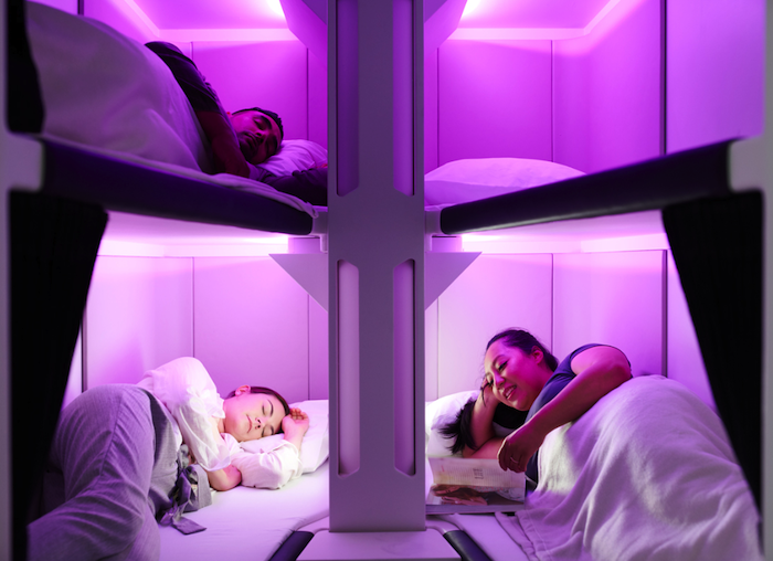 Air New Zealand's Economy Skynest