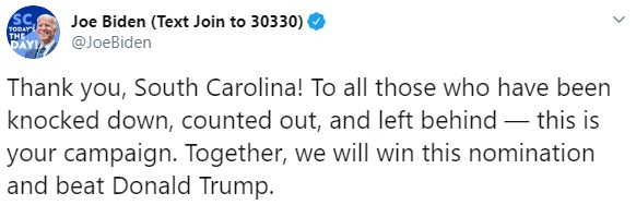 Joe Biden tweet Joe Biden tweet