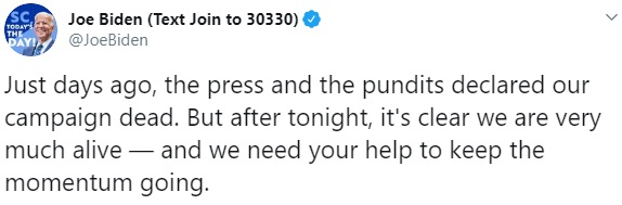 Joe Biden tweet Joe Biden tweet