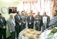 Photo of eight Iranian officials visiting Iran vice-president Masoumeh Ebtekar at the hospital goes viral