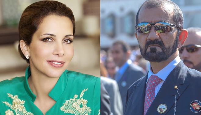 Princess Haya and Dubai's Sheikh Al-Maktoum 