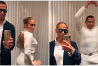 Jennifer Lopez and Alex Rodriguez perform the viral TikTok challenge 'Flip the Switch' Jennifer Lopez and Alex Rodriguez perform the viral TikTok challenge 'Flip the Switch'