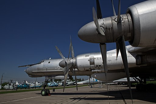 Russian Tu-142 maritime reconnaissance aircraft 