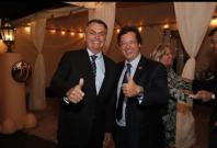 Fabio Wajngarten with Brazilian President Jair Bolsonaro Fabio Wajngarten with Brazilian President Jair Bolsonaro