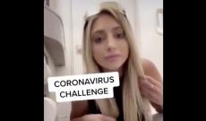 Coronavirus challenge: US woman licks toilet seat inside a flight 