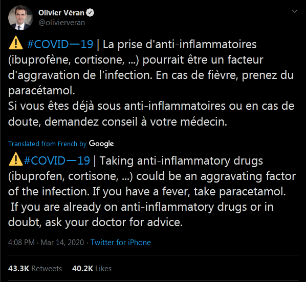 Oliver Veran's Tweet Oliver Veran's Tweet