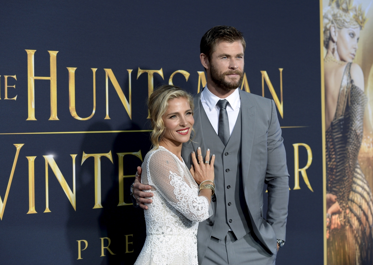 Chris Hemsworth and wife Elsa Pataky