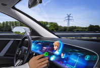 Continental's 3D dashboard display