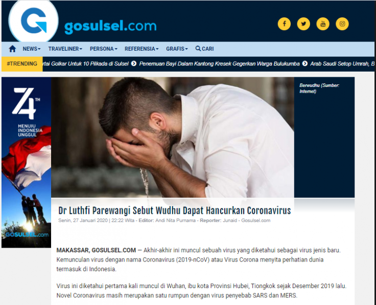Misleading report that claims Misleading report that claims