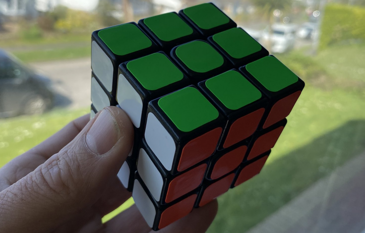 Solving a Rubik's cube can kill the time