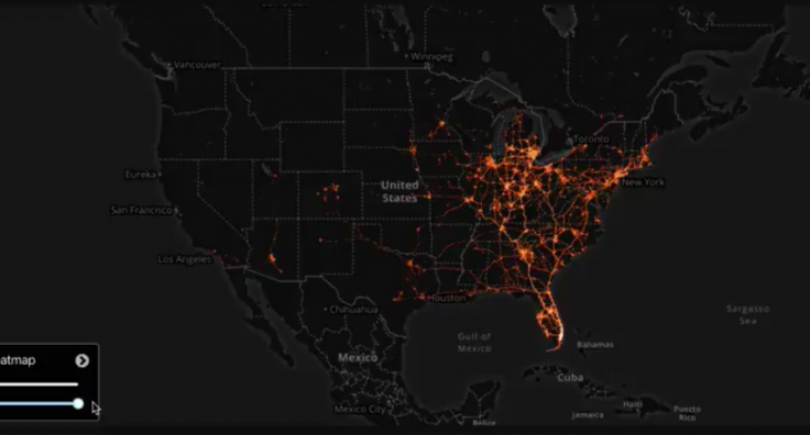 cellphone heat map