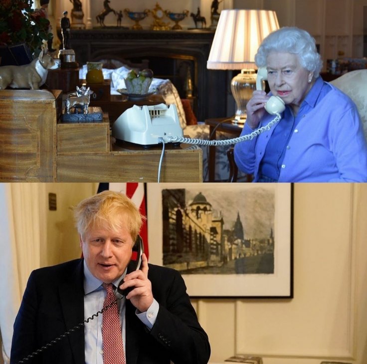 Queen Elizabeth Boris Johnson