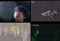 This experiment shows how quickly mirco-droplets that are invisible to naked eyes spread when a person sneezes or coughs This experiment shows how quickly mirco-droplets that are invisible to naked eyes spread when a person sneezes or coughs