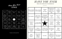 Have you ever Bingo Challenge templates