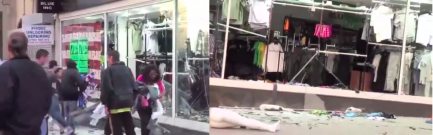 Old video of people looting shops in the UK resurfaced claiming to be a recent incident that happened amid the Coronavirus lockdown. 