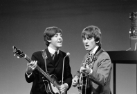 Paul McCartney and George Harrison Paul McCartney and George Harrison