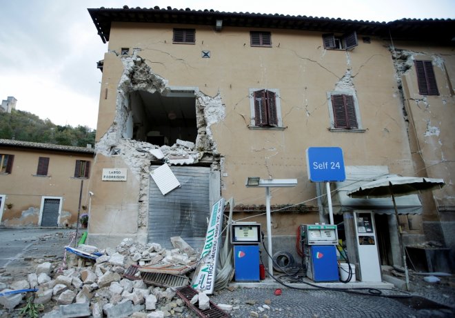 In Pictures: Double earthquake rocks central Italy leaving hundreds without shelter