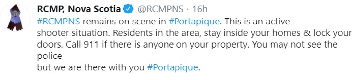 RCMP, Nova Scotia Tweet RCMP, Nova Scotia Tweet