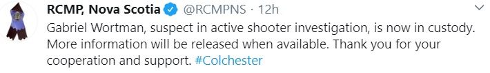 RCMP, Nova Scotia Tweet RCMP, Nova Scotia Tweet