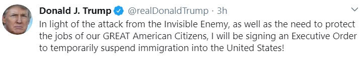 Donald Trump's Tweet Donald Trump's Tweet
