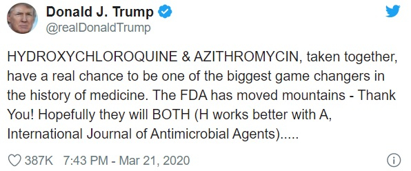 Donald Trump's Tweet Donald Trump's Tweet